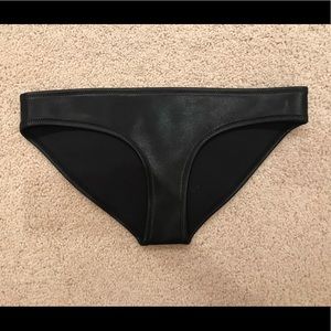 Black triangl swim bottoms